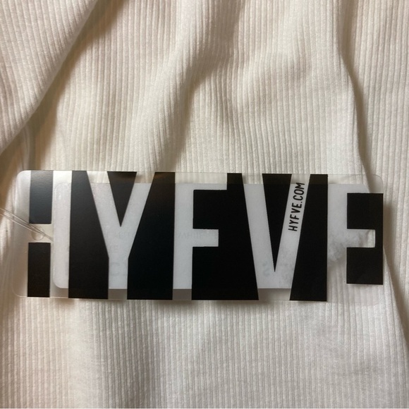 Hyfve Off White Ruffle Sleeve Women's Top - Picture 5 of 7